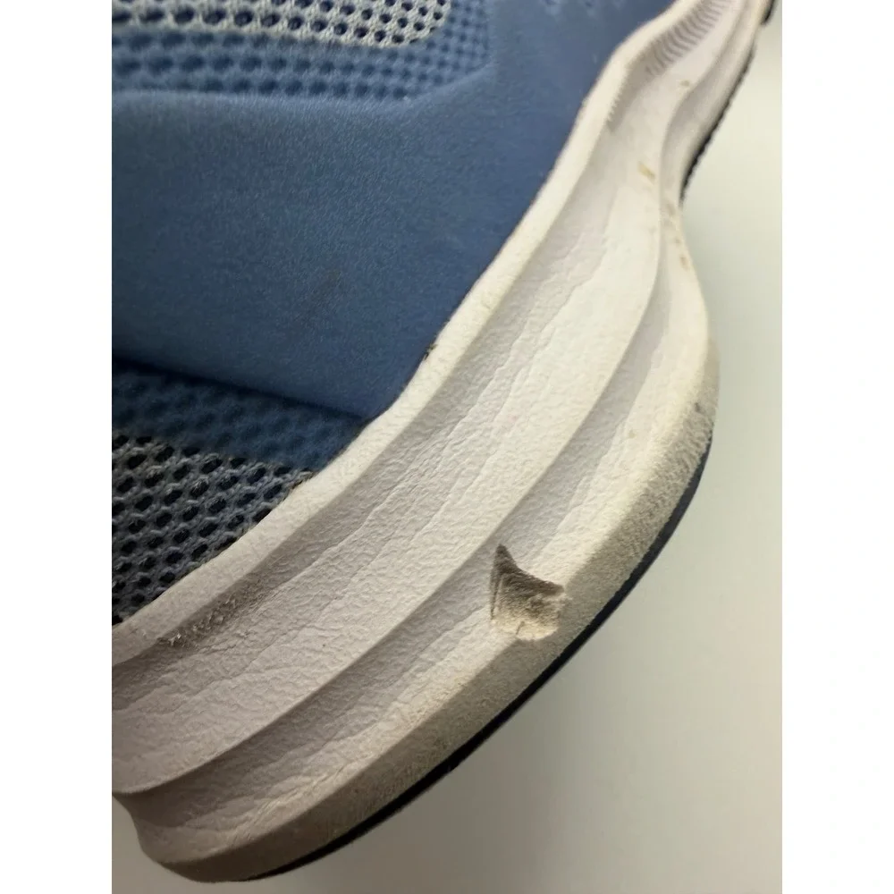 Nike Downshifter 7 Running Shoes Kids 4Y Blue Grey Good 869972-400 Mesh Sneaker